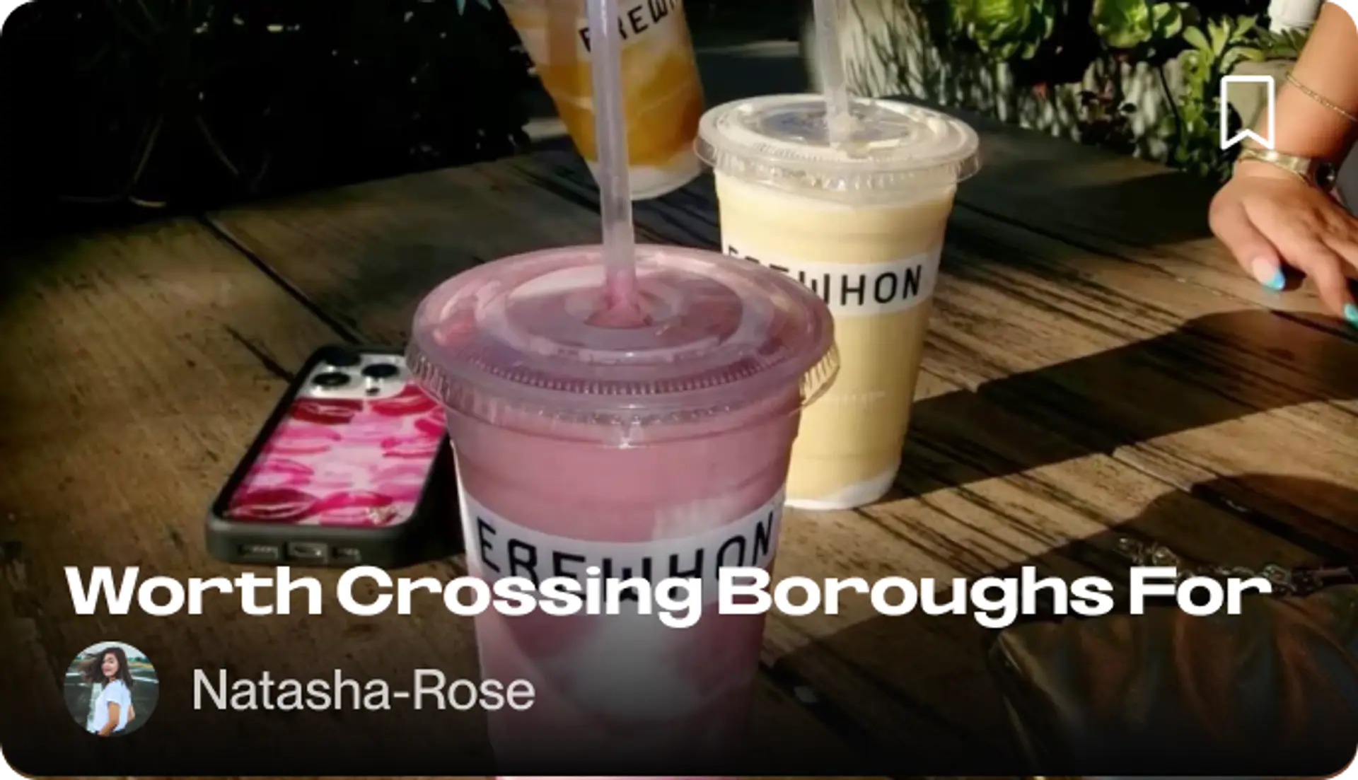 Worth Crossing Boroughs For — Natasha-Rose